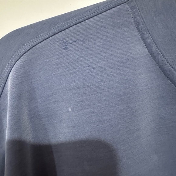 Lululemon Softstreme Perfectly Oversized Blue Crop Sweatshirt - Picture 3 of 3